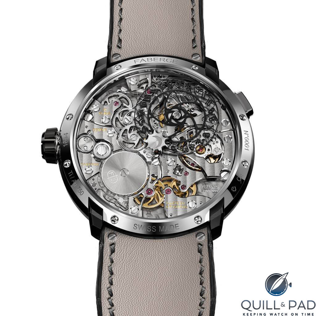 View through the display back of the Fabergé Visionnaire DTZ