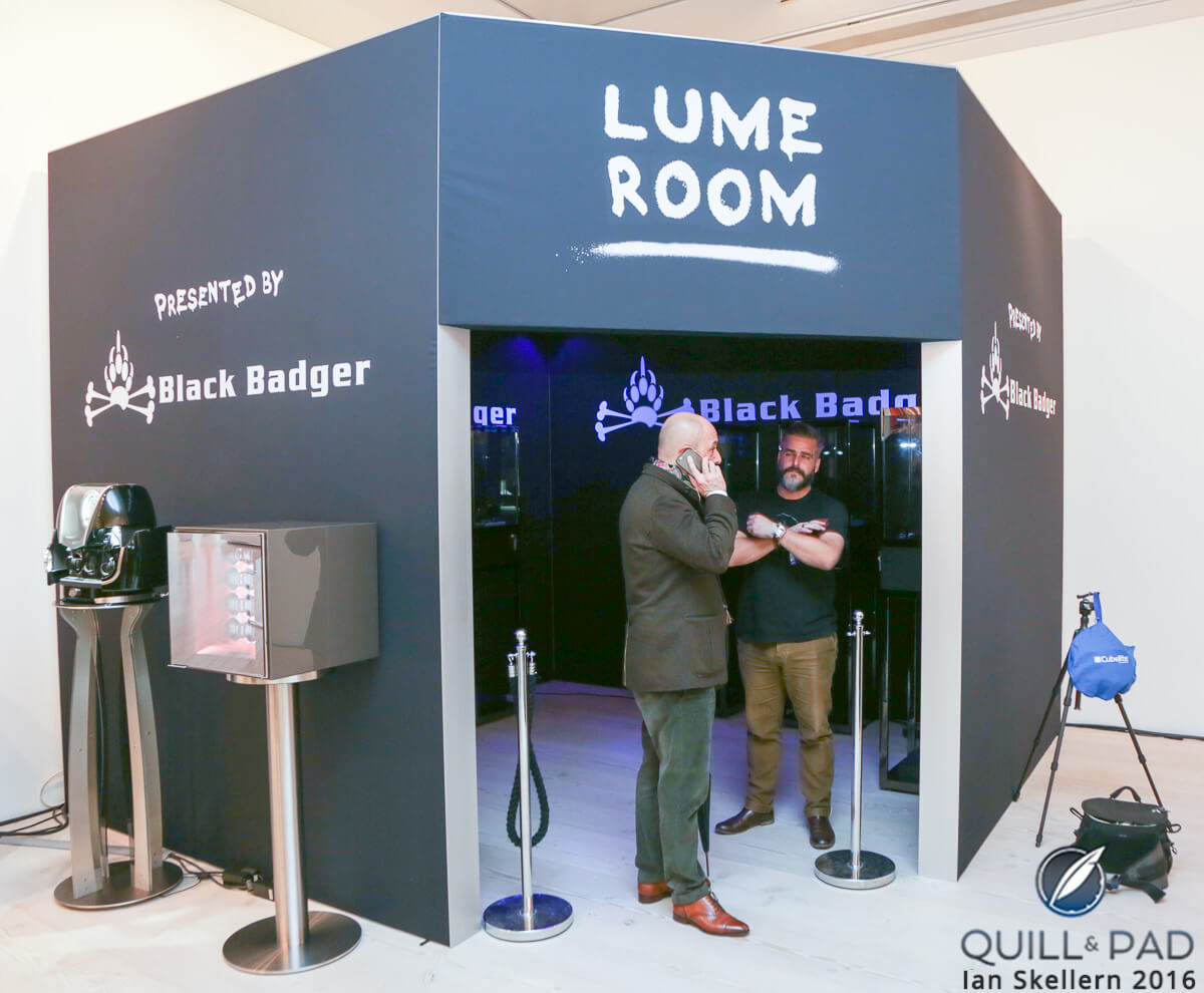The Black Badger Lume Room at SalonQP 2016