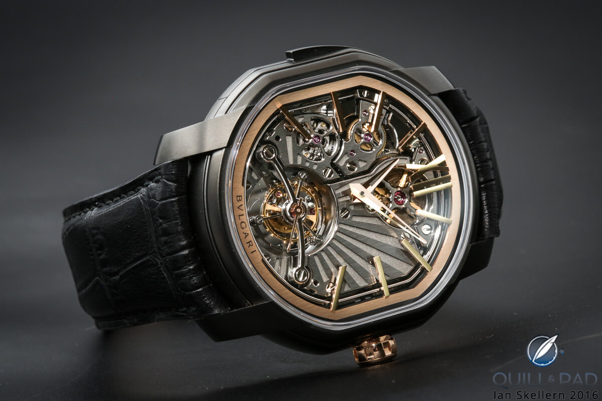 Bulgari Carillon Minute Repeater Tourbillon in titanium