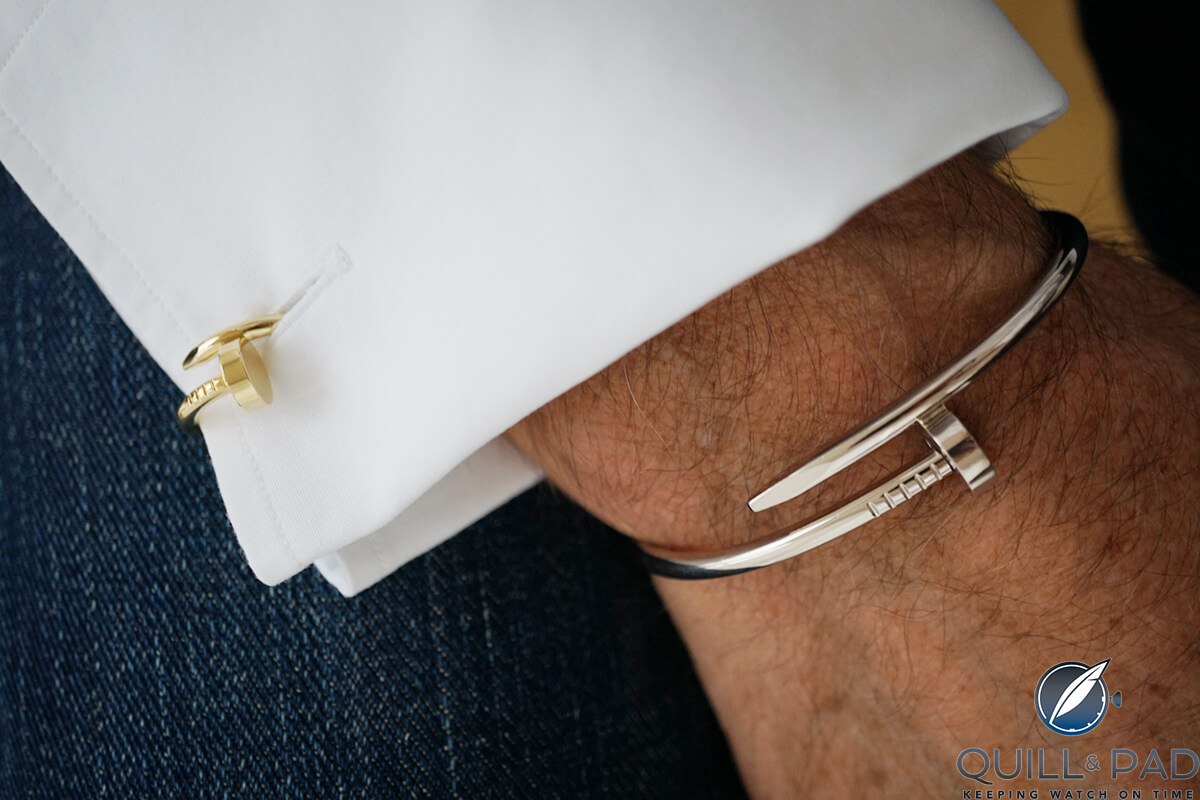 Cartier Juste un Clou cufflink and bracelet
