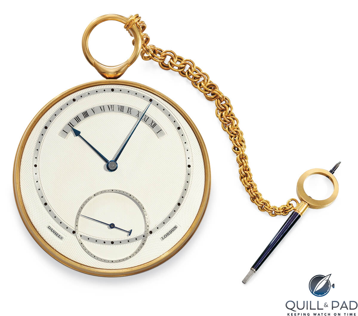 George Daniels The Elsom pocket watch
