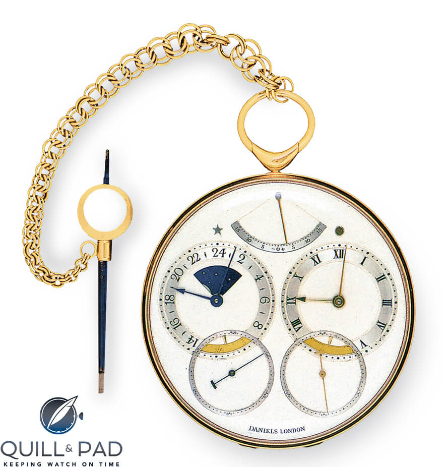 George Daniels Space Traveller pocket watch