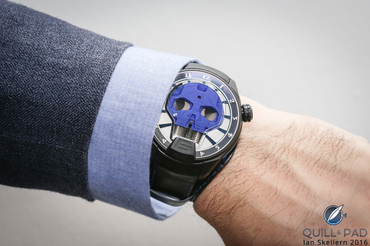 HYT Skull Axl Rose on the wrist
