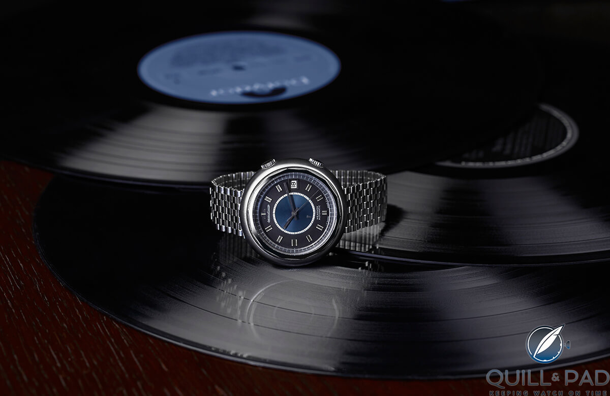 Jaeger-LeCoultre Memovox Snowdrop, the inspiration for the Memovox Boutique Edition (image courtesy Johann Sauty)