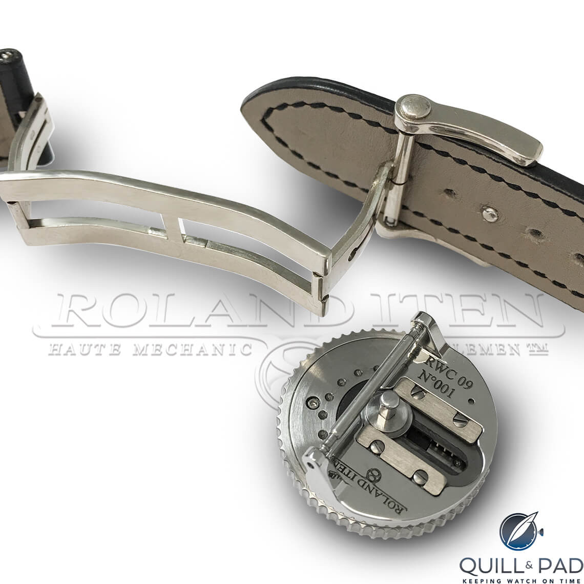 Roland Iten RW9 adjustable watch clasp