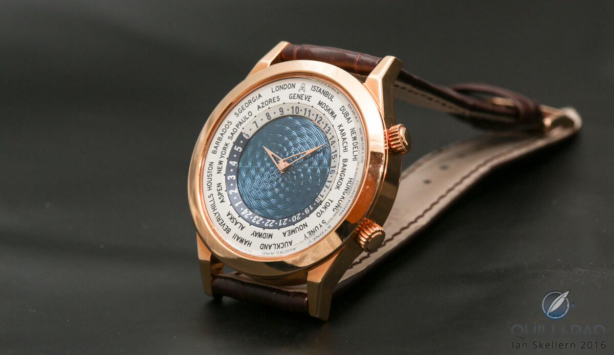 Svend Andersen Tempus Terrae with exquisite blue gold dial
