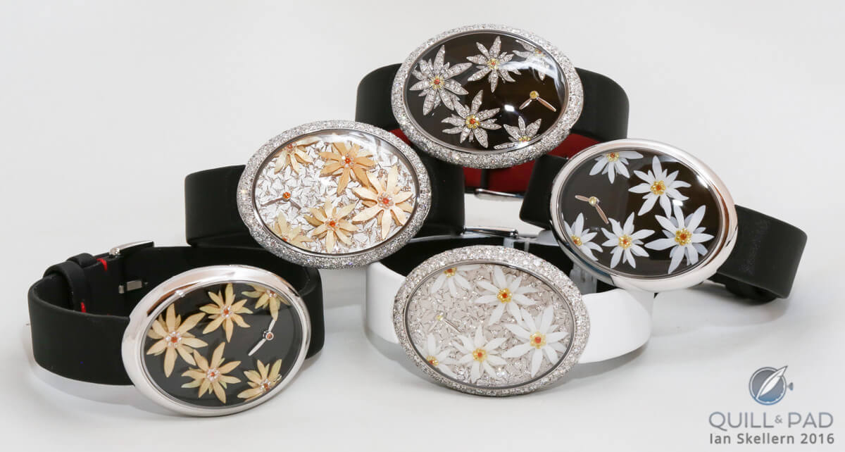 Van T'Hoff Edelweiss collection featuring Edelblack, Edelpure, Edelgold and Edelsnow