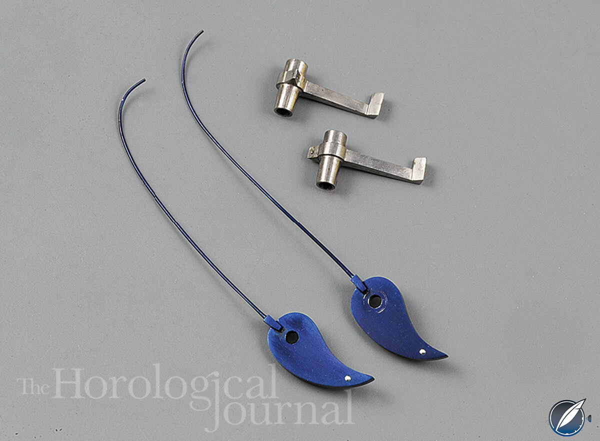 Maintaining clicks and springs of Derek Pratt's H4 reconstruction (photo courtesy British Horological Journal)