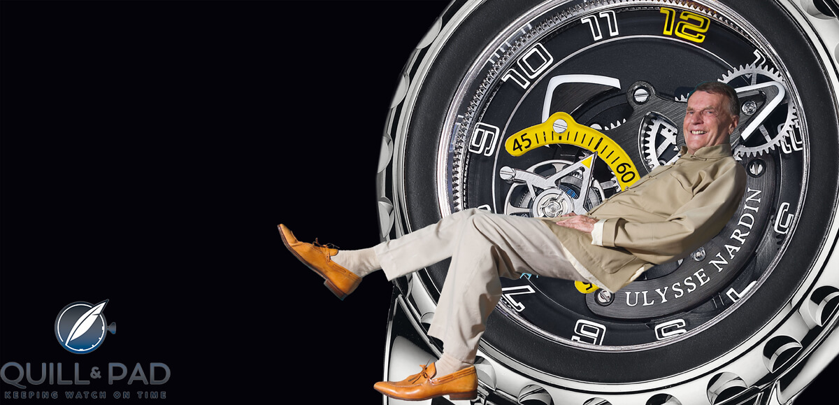 The Ulysse Nardin Freak version created in honor of deceased CEO Rolf Schnyder on the occasion of his 75th birthday in 2010