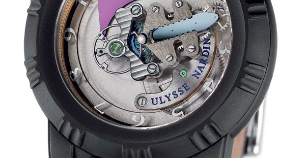 PVD black case of the Ulysse Nardin’s InnoVision