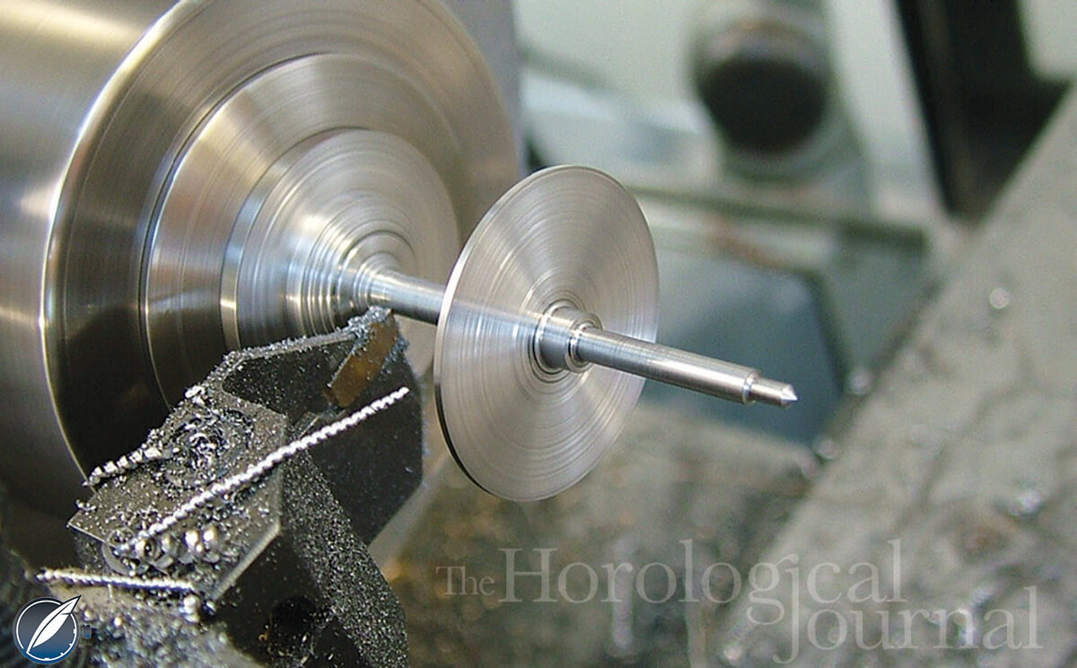 Turning the fusee arbor of Derek Pratt's H4 reconstruction