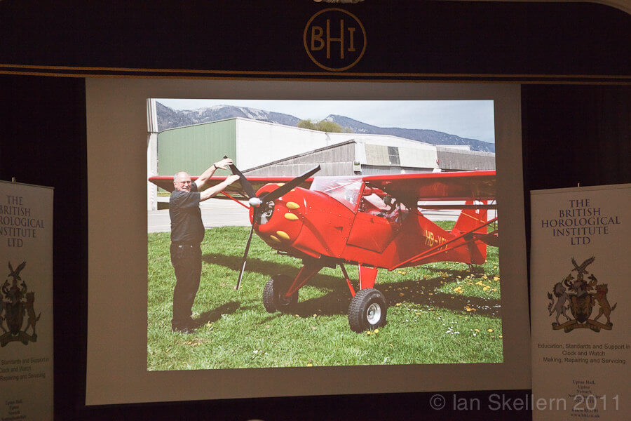 A man of many talent, Derek Pratt also loved flying