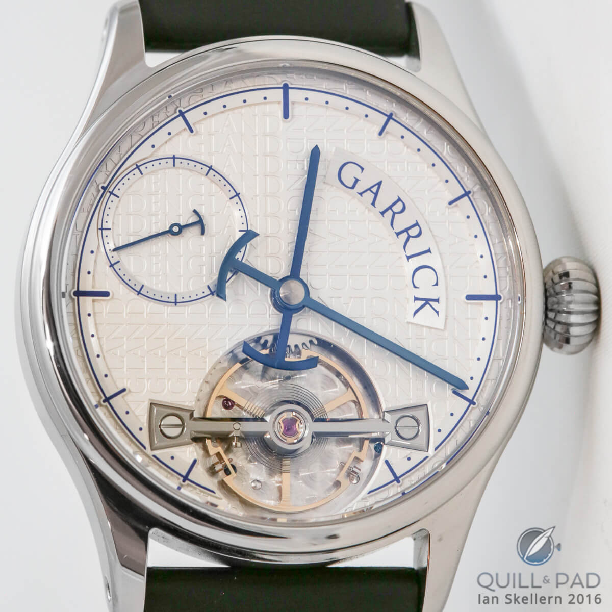 Garrick Portsmouth with silvered movement