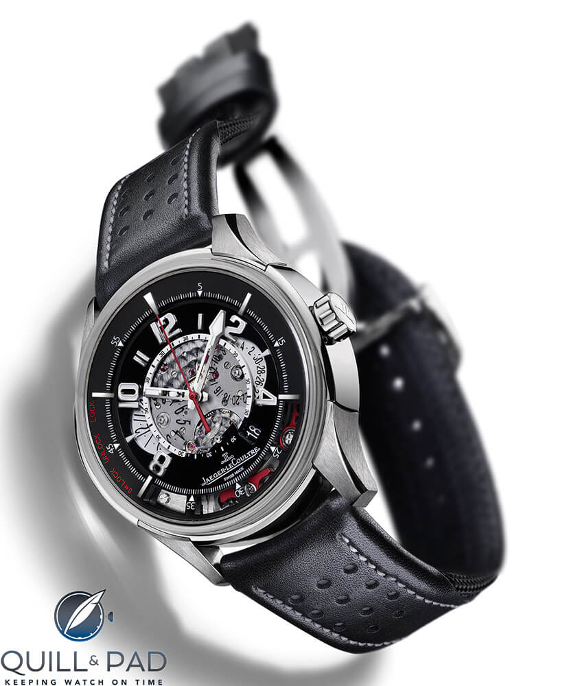 The Jaeger-LeCoultre Amvox 2 Chrono DBS-Ti was able to open Aston Martin doors