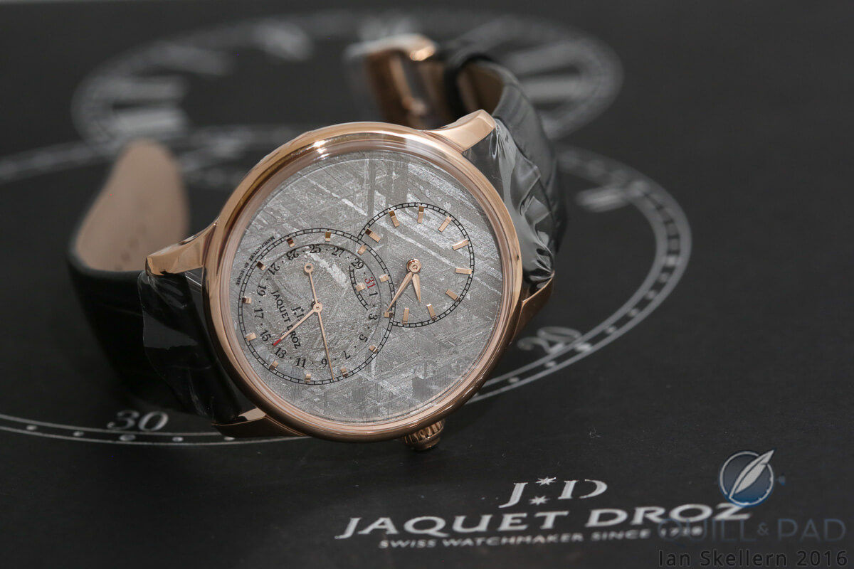 Jaquet Droz Grande Séconde Quantième Meteorite