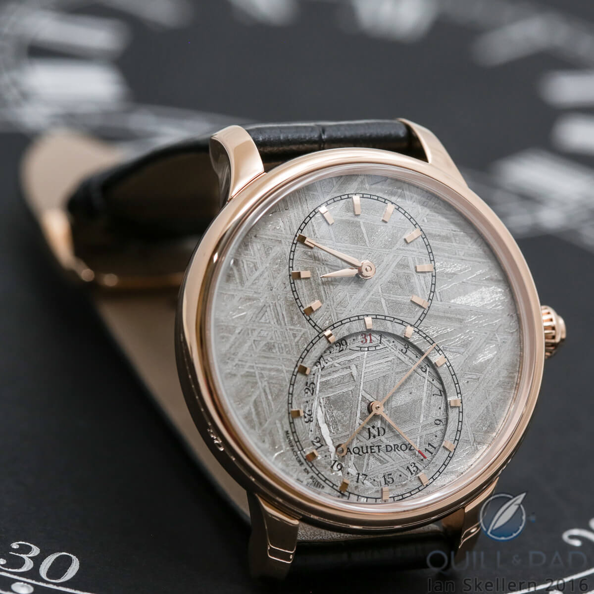 Jaquet Droz Grande Séconde Quantième Meteorite