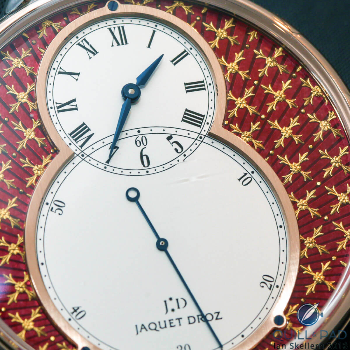 Jaquet Droz Pocket Watch Paillonnée