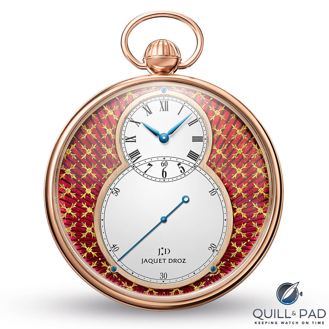 Jaquet Droz Pocket Watch Paillonnée