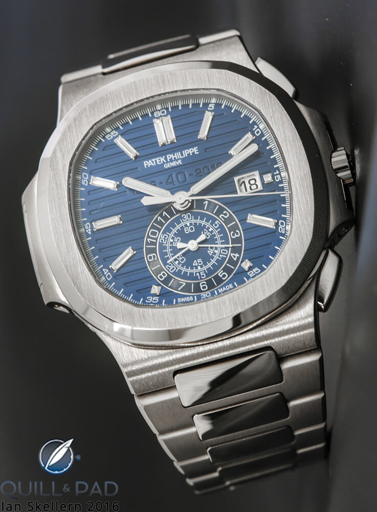 Patek Philippe 40th Anniversary Nautilus Chronograph in white gold, Ref. 5976/1G