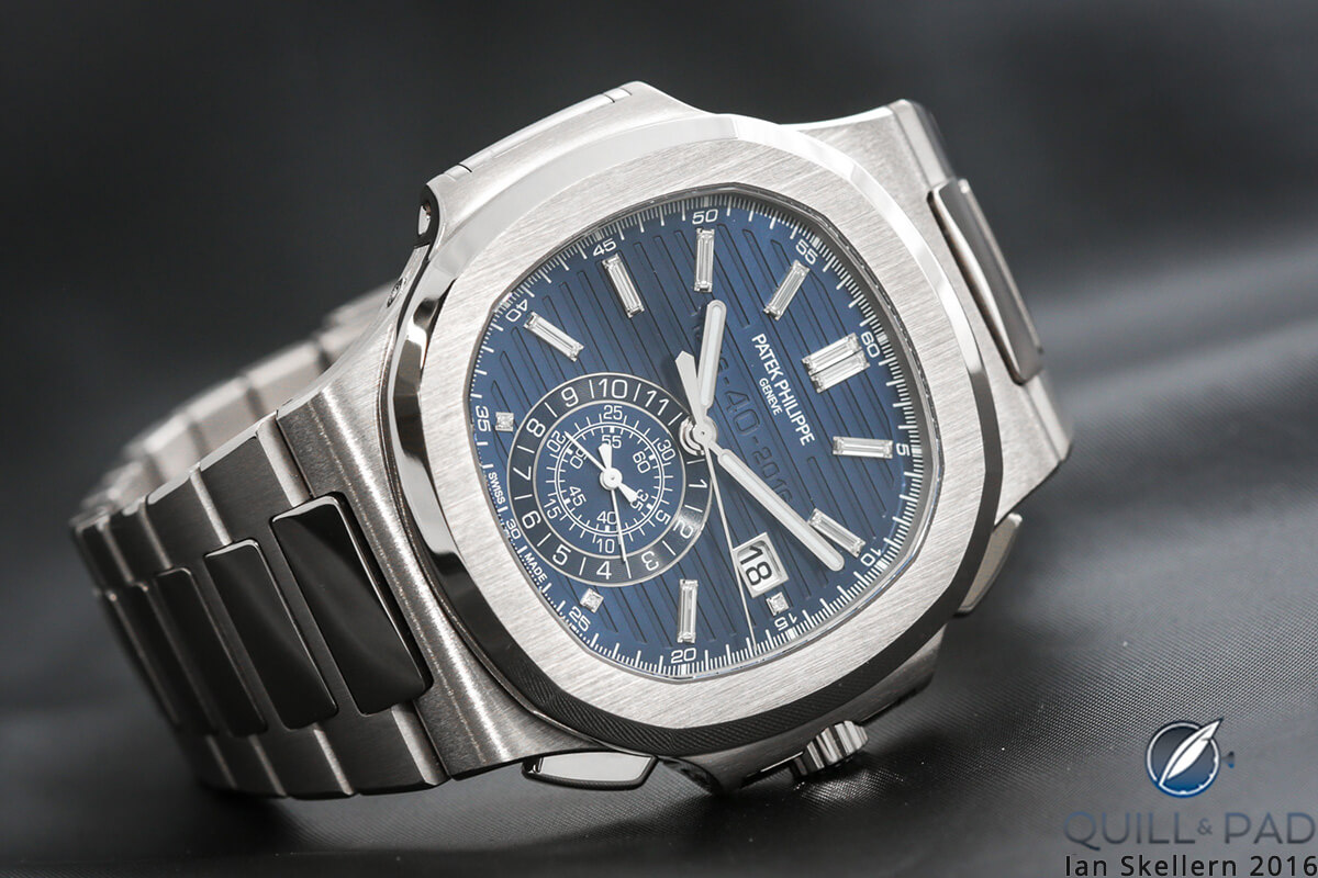 Patek Philippe 40th Anniversary Nautilus Chronograph in white gold, Ref. 5976/1G