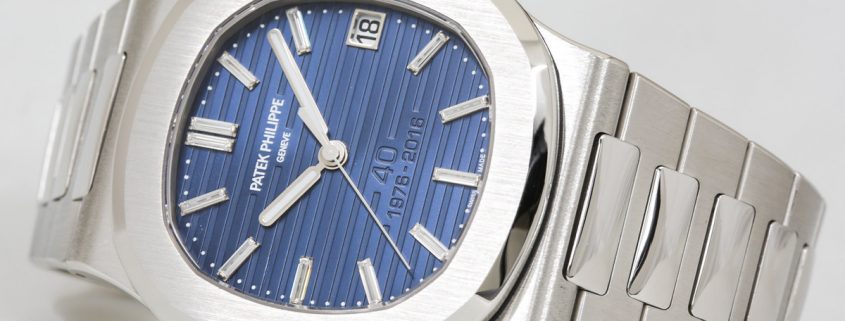 Patek Philippe 40th Anniversary Nautilus Date in platinum, Ref. 5711/1P