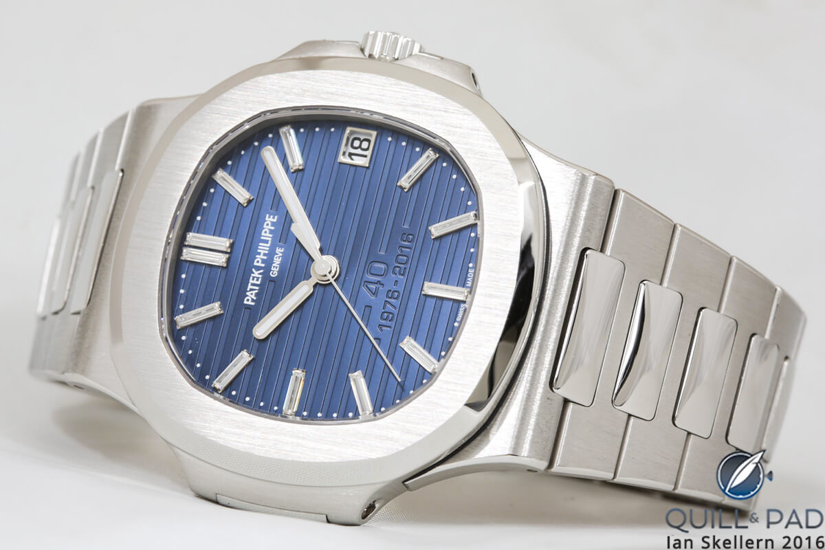Patek Philippe 40th Anniversary Nautilus Date in platinum, Ref. 5711/1P