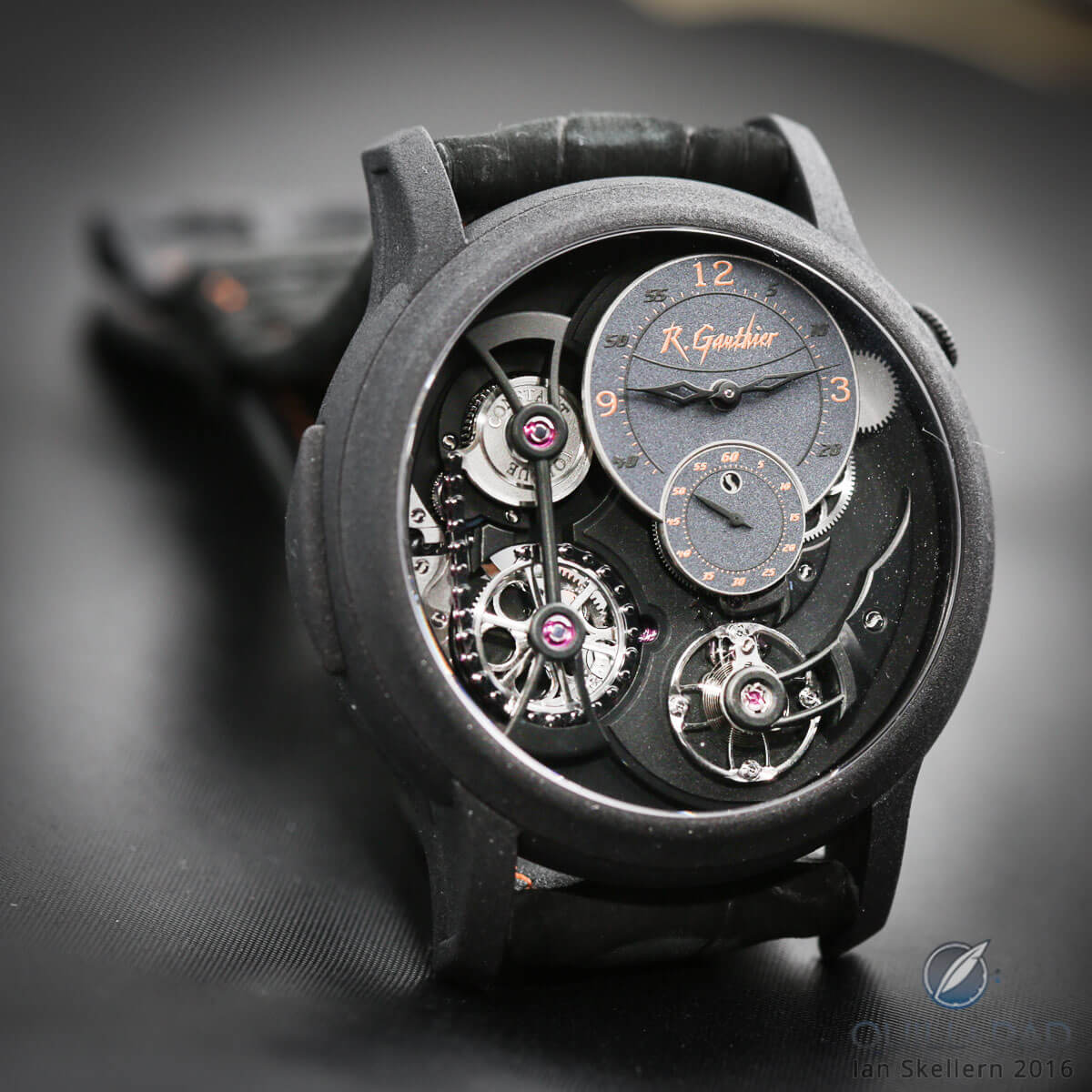 Romain Gauthier's Logical One Engraged Orange