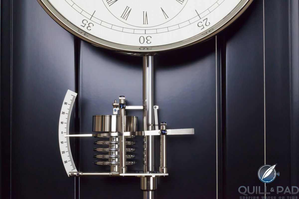 Barometric pressure regulating mechanism of the Sattler Classica Secunda 1985 (photo courtesy Hartmut Kraft)