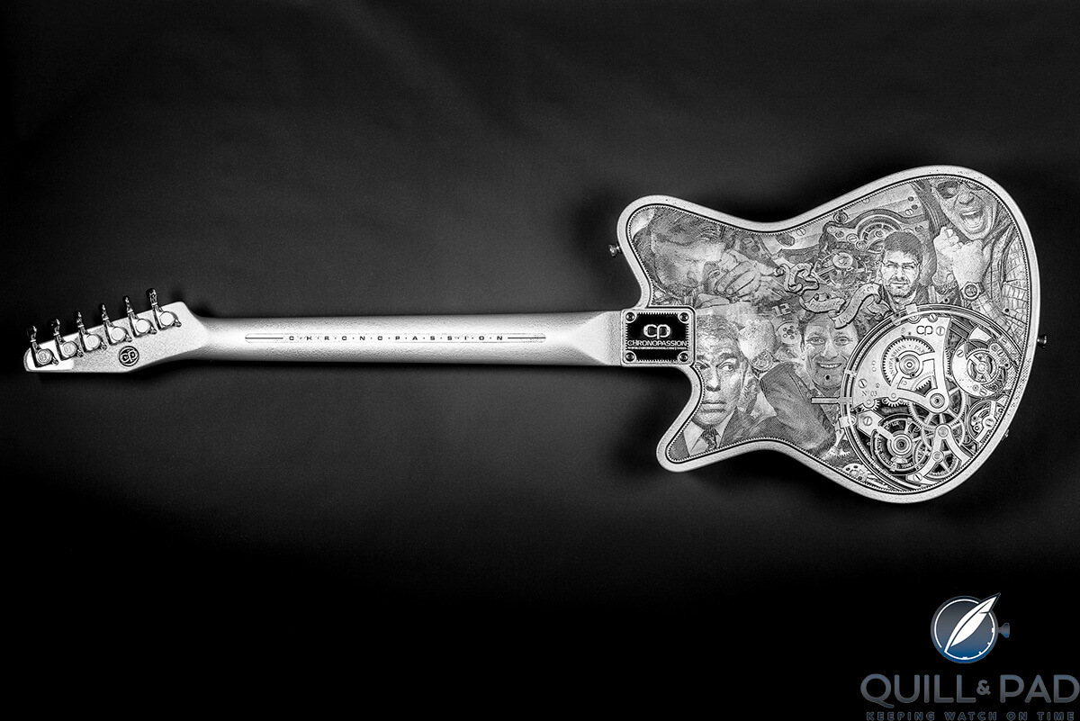 Back of the new-T Chronopassion guitar