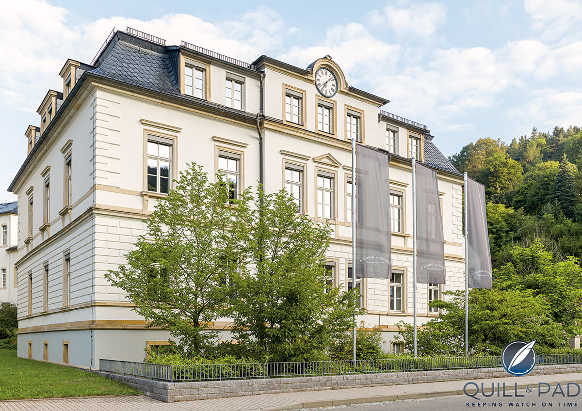 A modern view of the Lange historic family domain where Walter Lange grew up, now the Richemont-owned brand’s headquarters