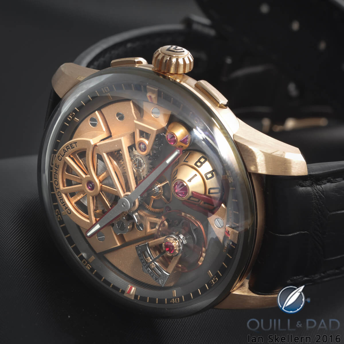 Christophe Claret Maestro in pink gold