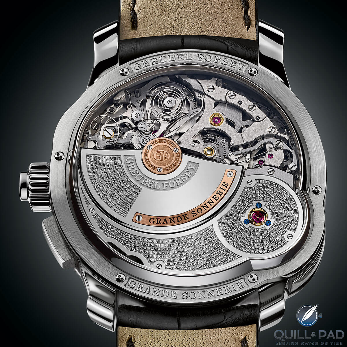 Back of the Greubel Forsey Grande Sonnerie