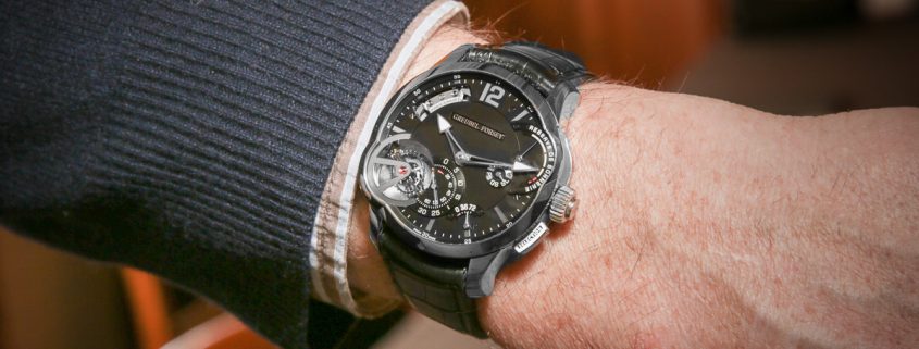 Greubel Forsey Grande Sonnerie on the wrist of Stephen Forsey