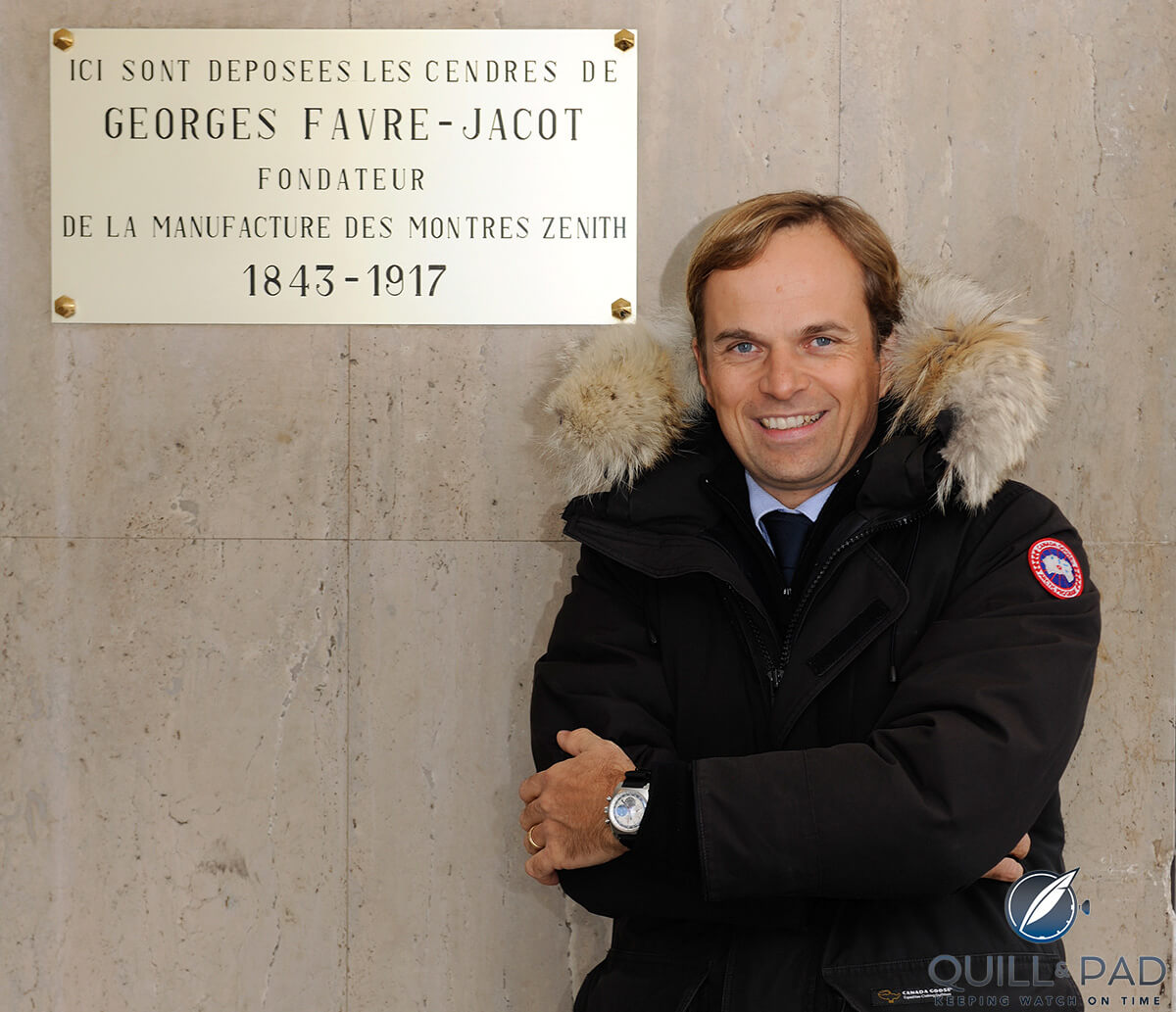 Jean-Frédéric Dufour during his time as Zenith CEO