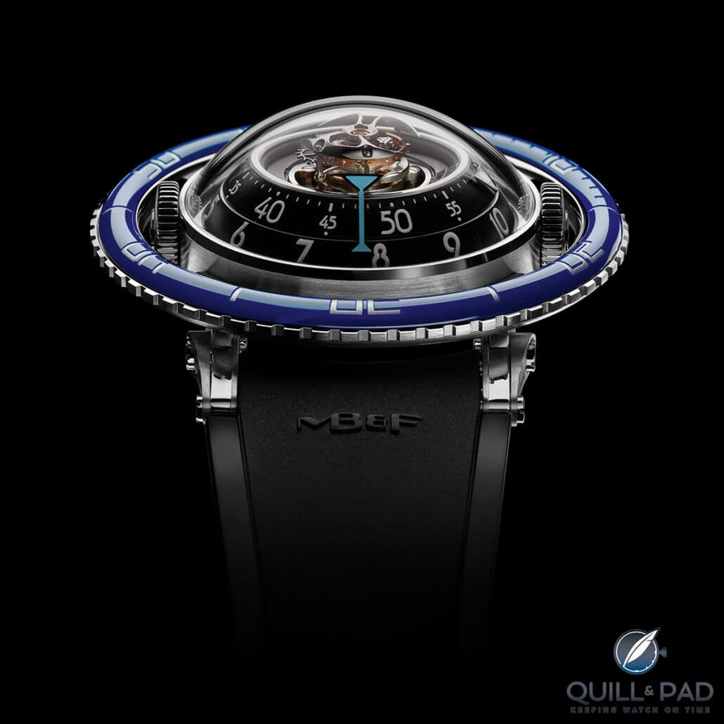 MB&F HM7 Aquapod Ti Blue