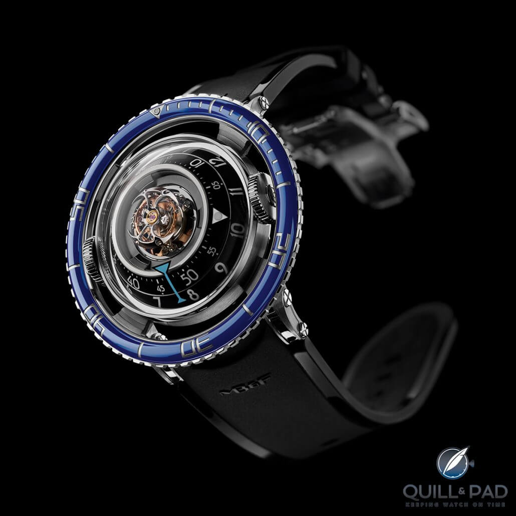 MB&F HM7 Aquapod Ti Blue