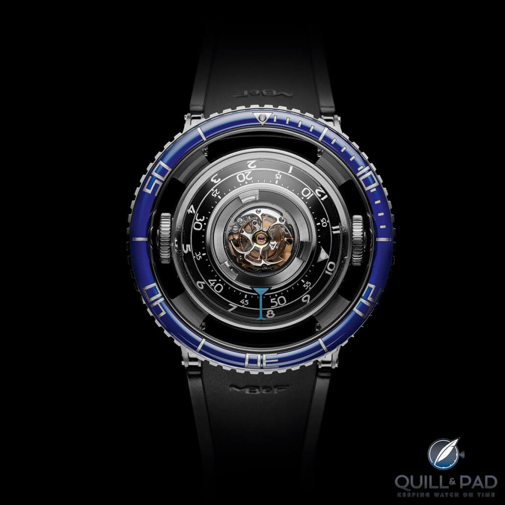 MB&F HM7 Aquapod Ti Blue