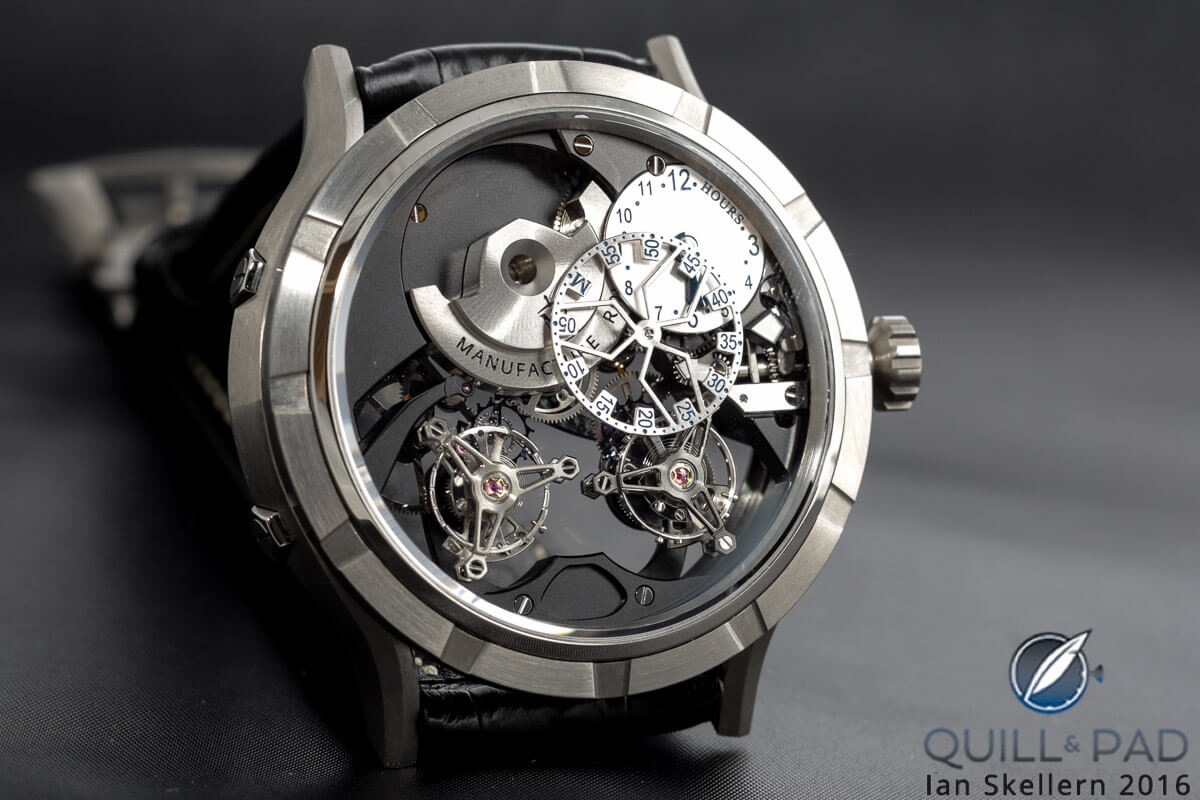Manufacture Royale 1770 Micromégas Revolution in titanium with black movement