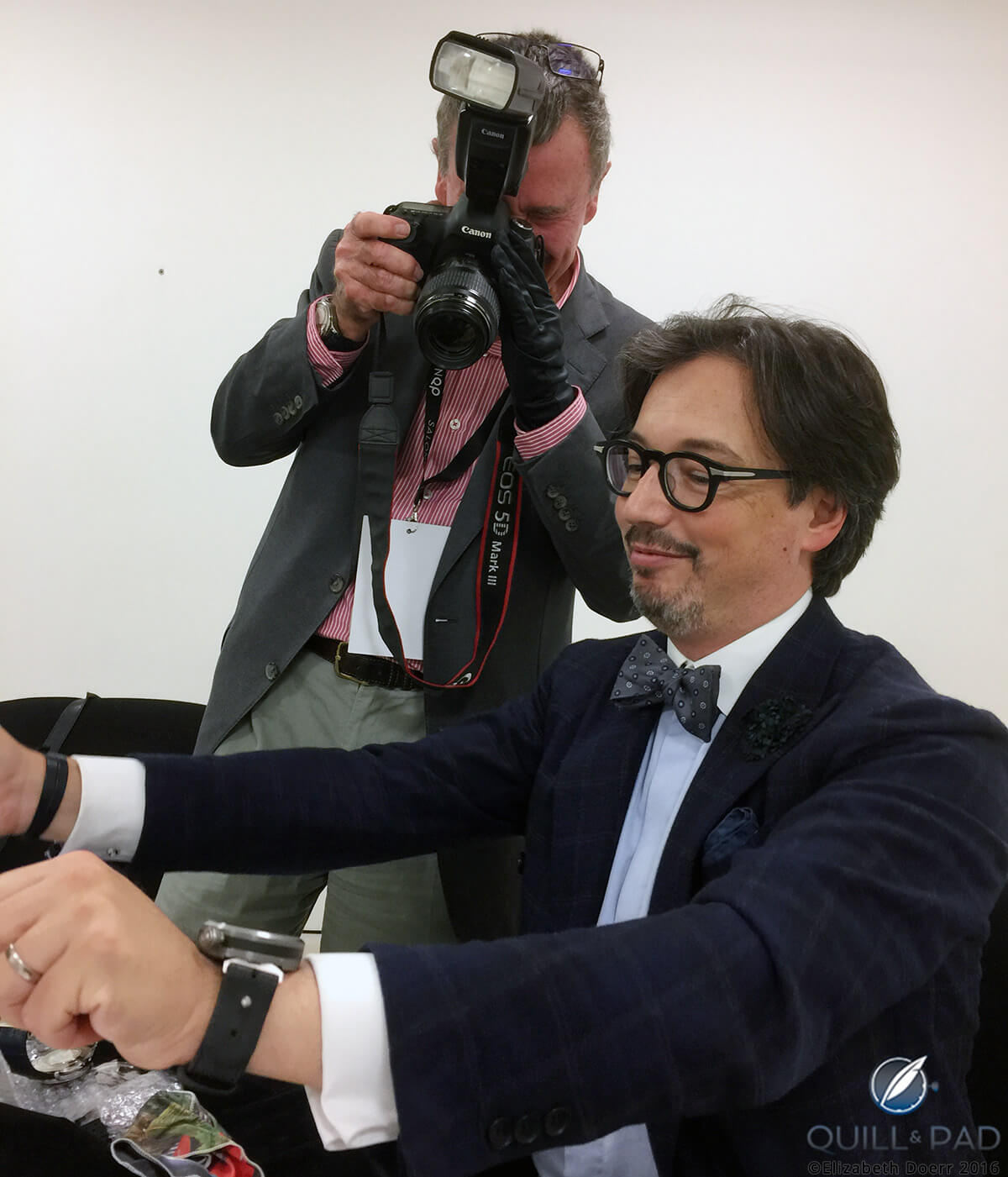 Montblanc watch division head Davide Cerrato