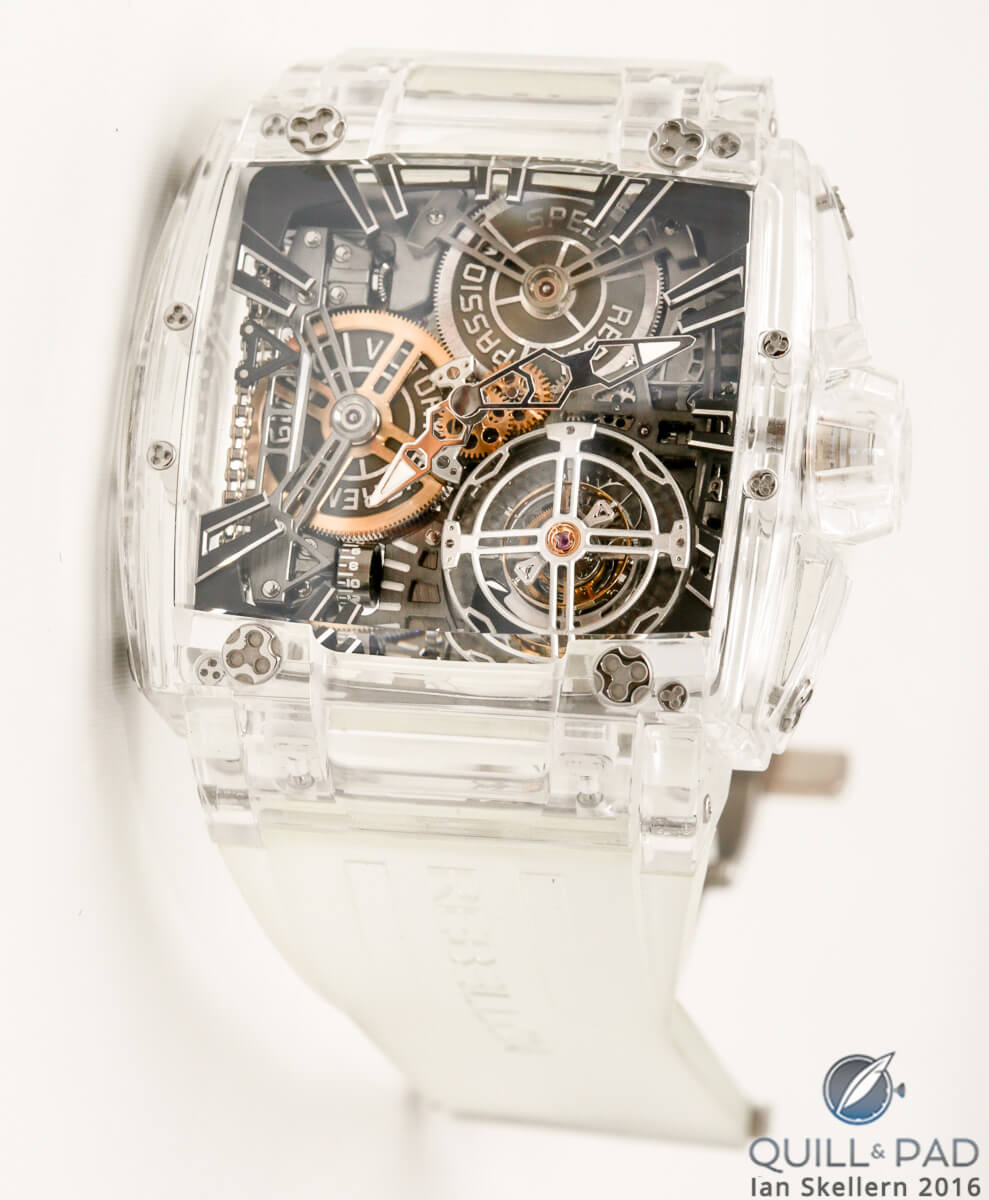 Back of the Rebellion 540 Magnum Tourbillon Sapphire