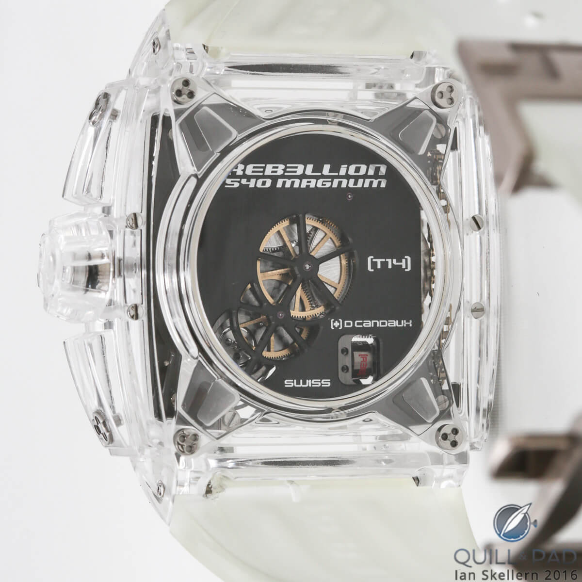 Back of the Rebellion 540 Magnum Tourbillon Sapphire
