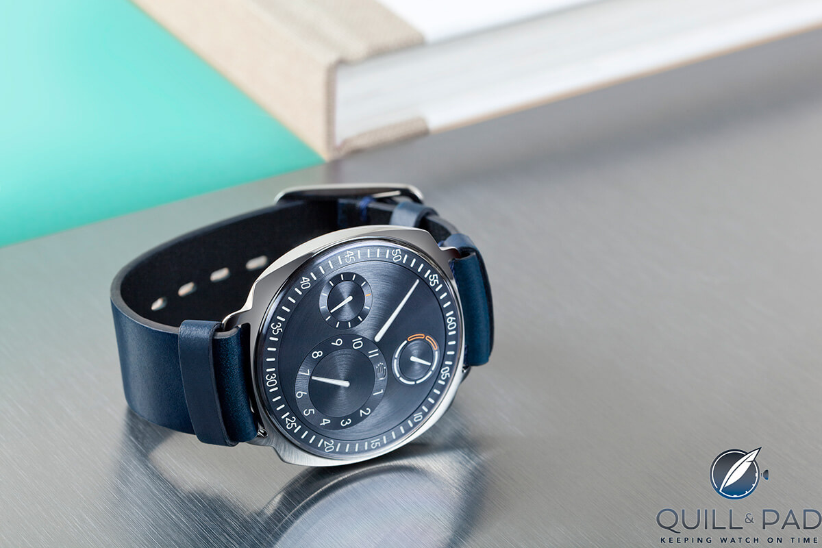 Ressence Type 1 Squared with blue dial