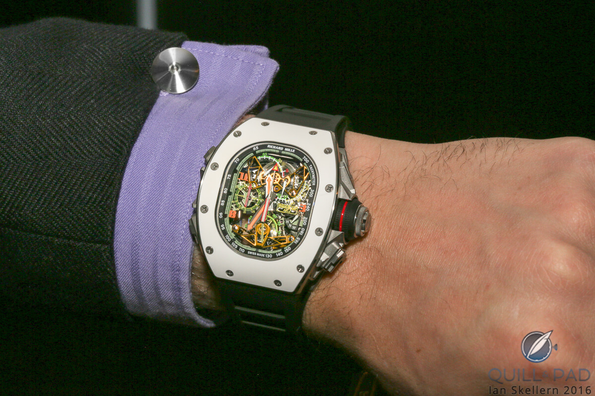 Richard Mille RM 50-02 Airbus ACJ Tourbilon Split-Seconds on the wrist