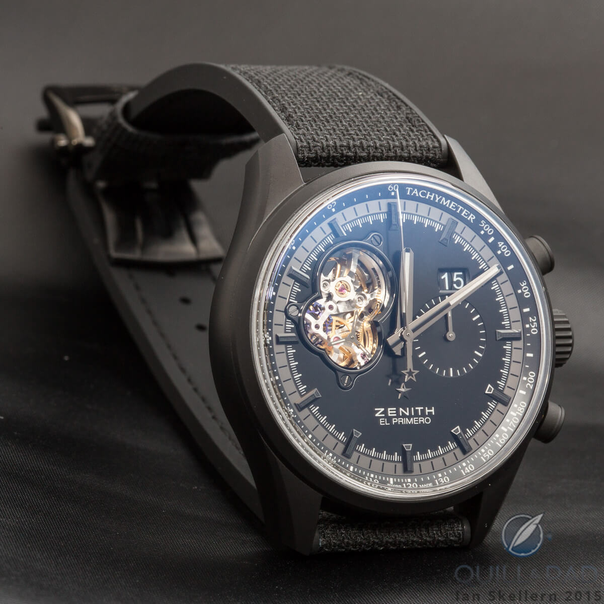 A Zenith El Primero variation with dial cutaway from Baselworld 2015