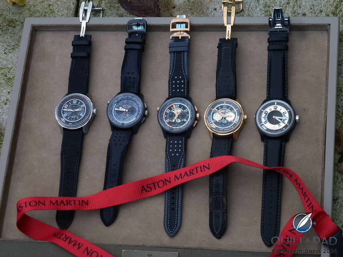 A set of Jaeger-LeCoultre Amvoxes
