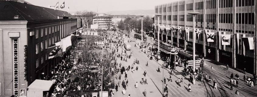 Hall 3 was added to the Basel fair in 1964 (photo courtesy MCH Messe Basel)