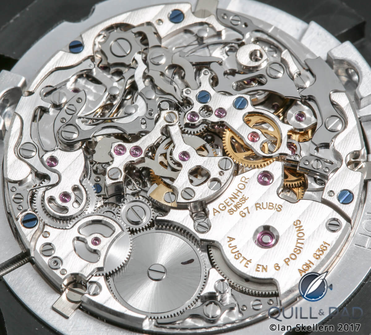 AgenGraphe chonograph movement by Agenhor