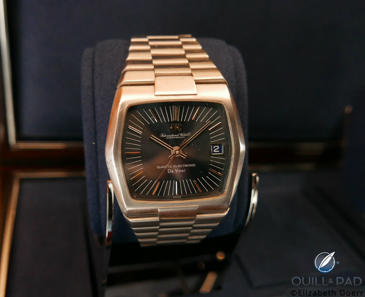 The first IWC Da Vinci was powered with the quartz BETA 21 movement