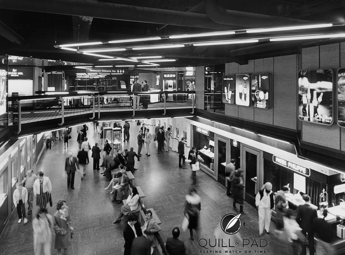 Though this photo of the Basel fair was taken in 1986, at my first visit to the fair in 1991 it looked exactly the same (photo courtesy MCH Messe Basel)