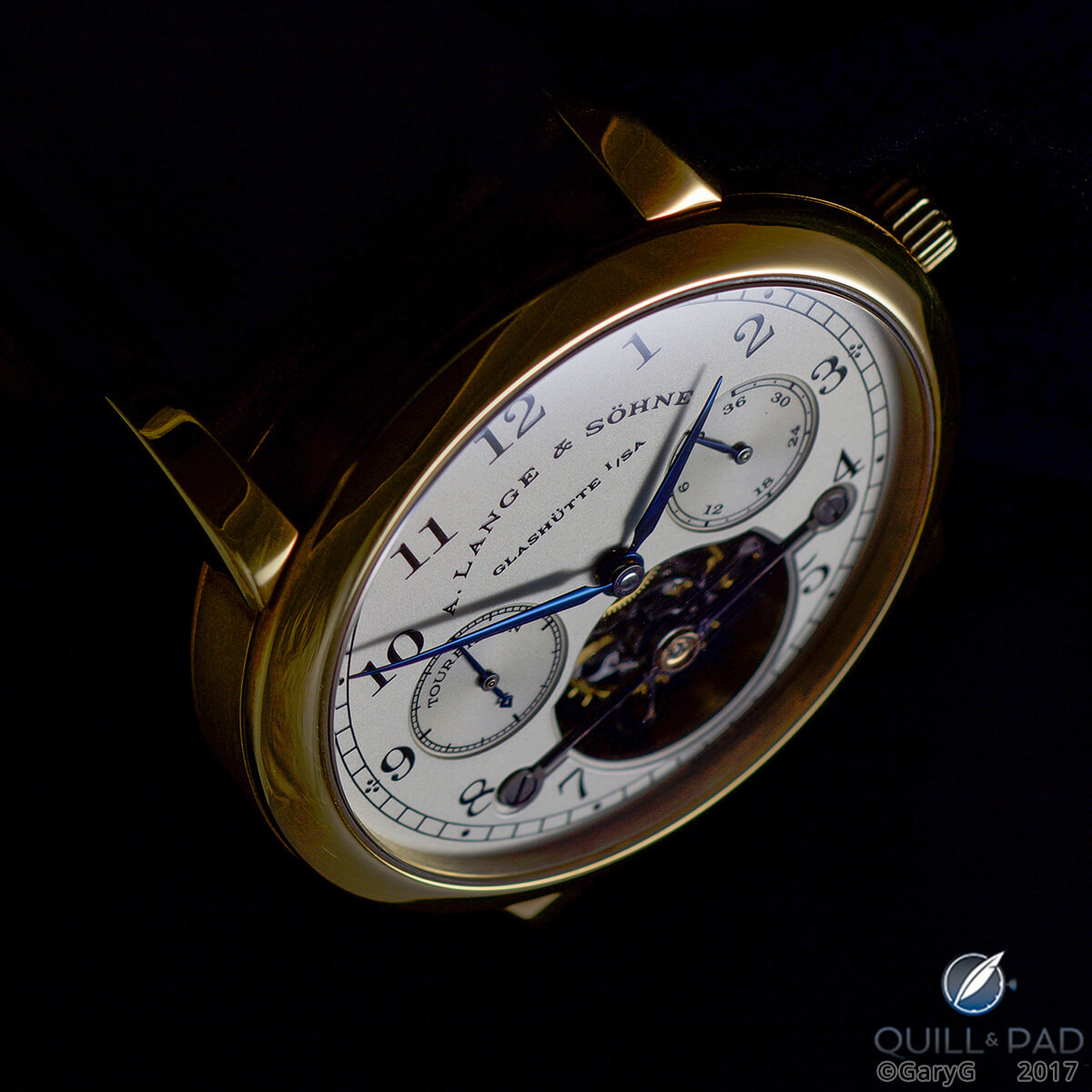Dial detail, A. Lange & Söhne Pour le Mérite Tourbillon